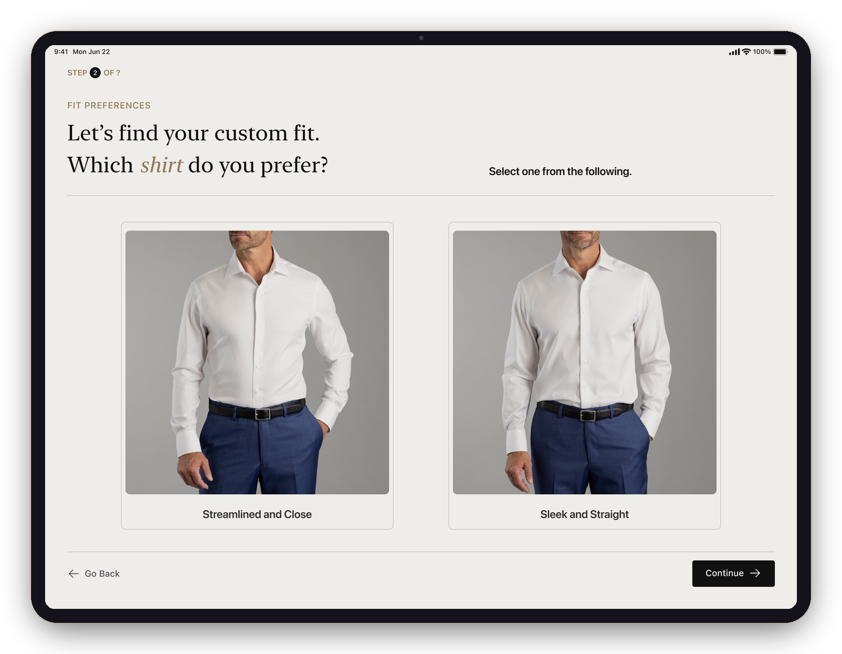 Fit preference — which shirt do you prefer, two real photos