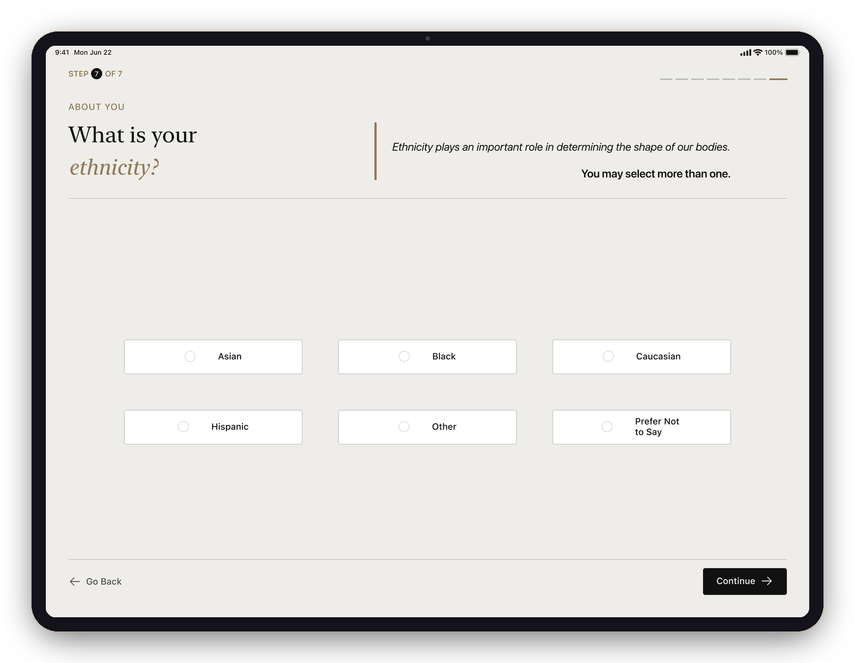 Step — ethnicity
